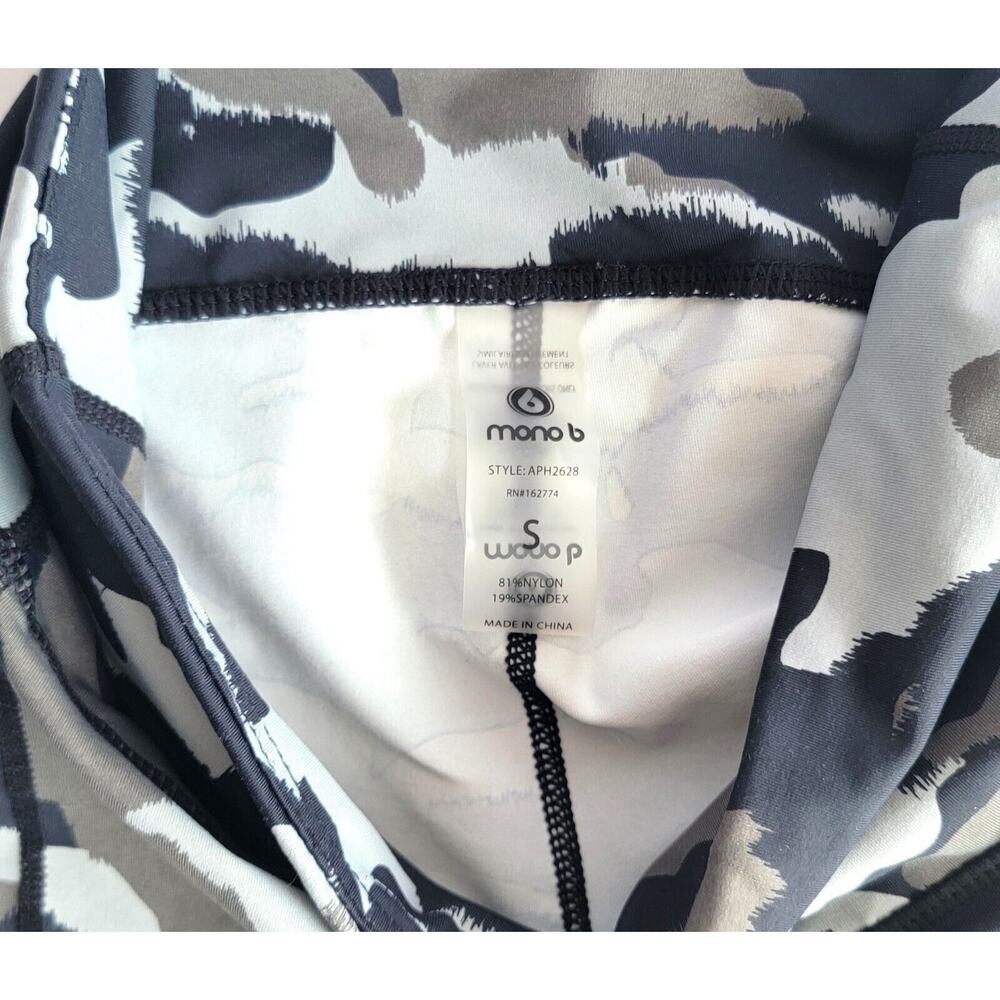Mono B Camouflage Camo Leggings Womens Size S style APH2628 - Picture 5 of 5
